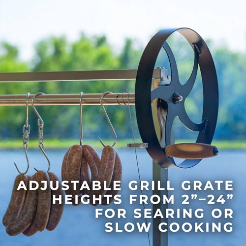 Backyard Discovery Argentine Santa Maria Wood Fire & Charcoal BBQ Grill Black
