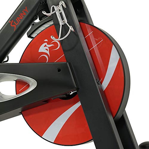 Sunny Health & Fitness Evolution Pro II Magnetic Belt Drive Indoor Cycling Bike Black