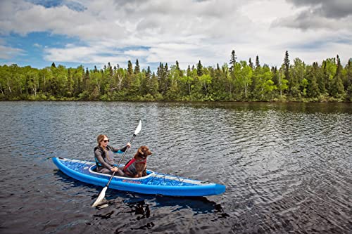 ADVANCED ELEMENTS AirVolution Inflatable Kayak with Roller Bag and Pump - Dropstitch Hull - Blue