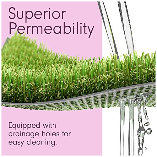 MEGAGRASS 7.5x68 Feet Premium Deluxe Artificial Grass Green