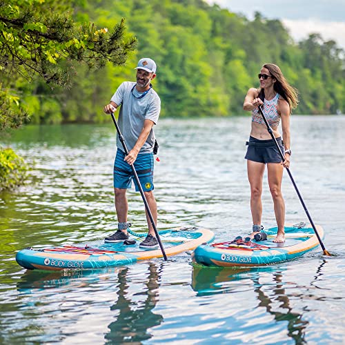 Body Glove Performer 11 ISUP Paddle Board Package Blue/Wood