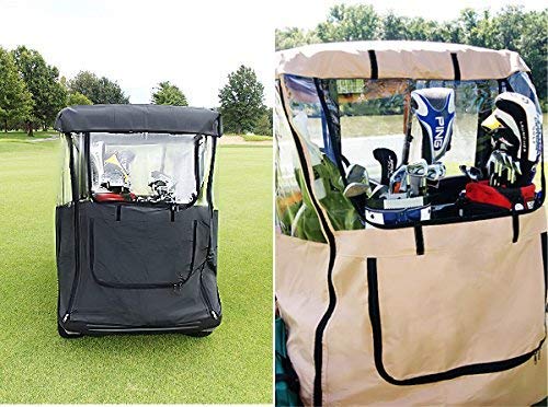 DOORWORKS GOLF CART ENCLOSURES Golf Cart Cover Black