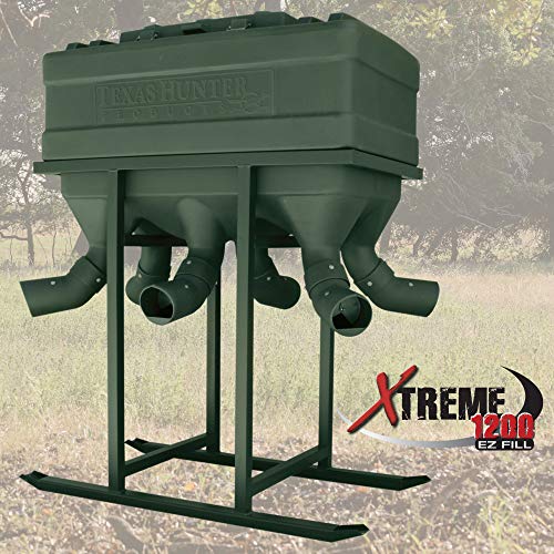 Texas Hunter Products 1200lb Xtreme Protein Feeder Model XPF1200 Hunter Green