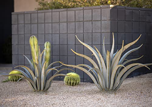 Desert Steel Octopus Agave Large Metal Yard Art 53”W x 35”H All Weather
