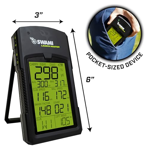 Izzo Golf Launch Master Golf Launch Monitor Black