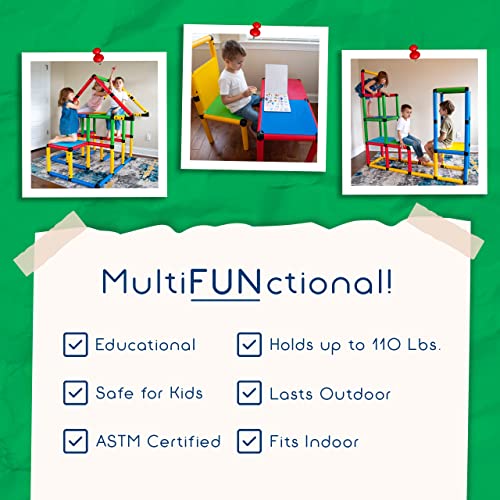 Funphix Toddler Climbing Toys Indoor & Outdoor Jungle Gym 296pcs