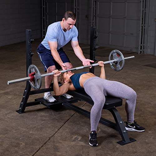 Body-Solid Pro Clubline SOFB250 Flat Olympic Bench Black