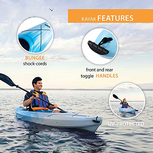 Lifetime Cruze 100 Sit-in Kayak 2-Pack Sky Fusion