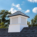 Good Directions Vinyl Aluminum Roof Cupola 60" Square x 80" High White/Black