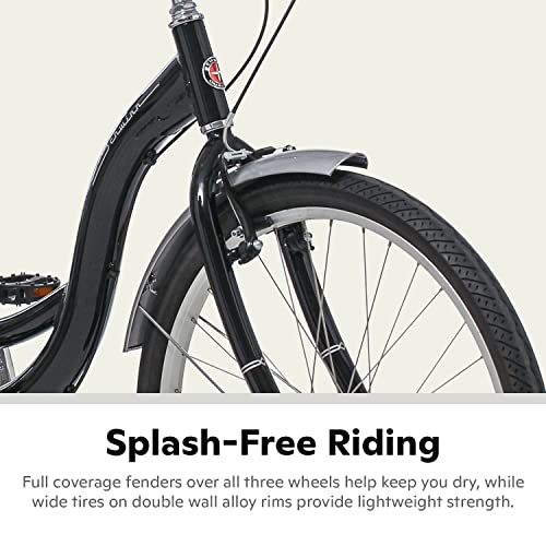 Schwinn Meridian Adult Tricycle Bike Black