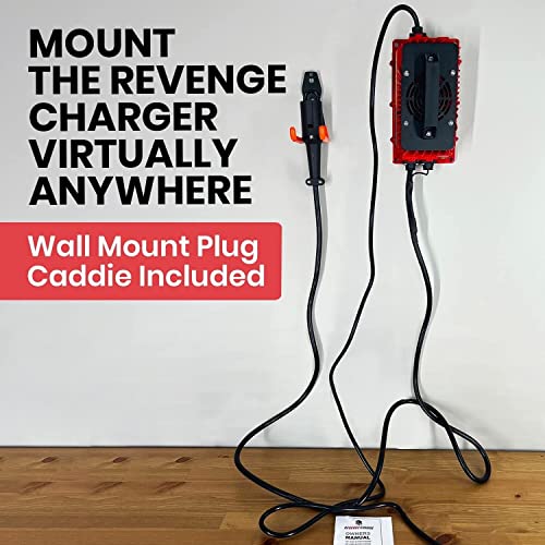 Revenge Golf Cart Parts & Accessories 15 AMP EZGO RXV & TXT Battery Charger Red
