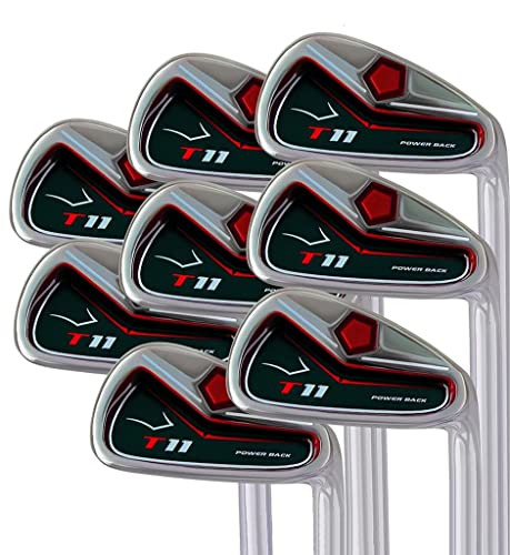 Pacific Golf Clubs T11 Power Back Tall Iron Set 4-SW Right Hand Regular R Flex Steel Shafts Black