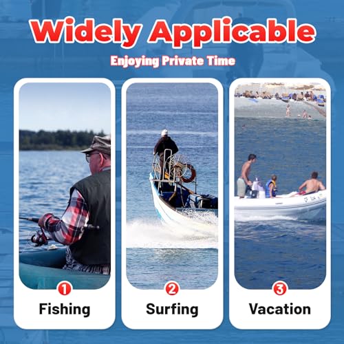 Wawuwao 2 Stroke 6HP Outboard Motor 102CC Short Shaft Gasoline Engine