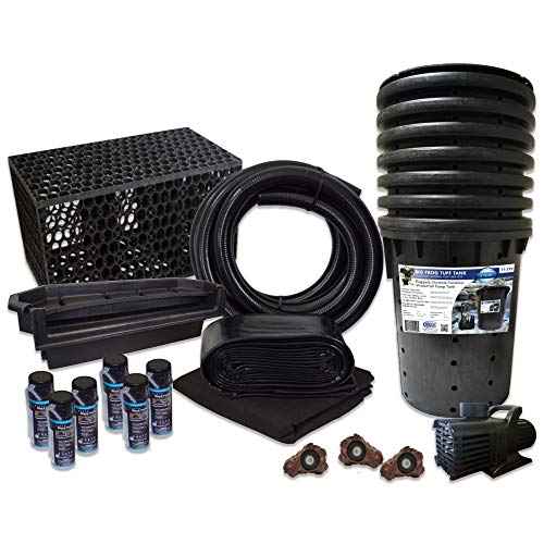 HALF OFF PONDS Simply Waterfalls 10000 Pond Free Kit with MatrixBlox and 10,000 GPH Pump Black
