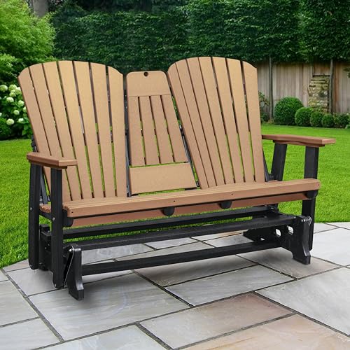 American Furniture Classics Two Person Glider Cedar and Black