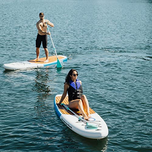 Inflatable Sport Boats Premium Inflatable Stand Up Paddle Board & Kayak White
