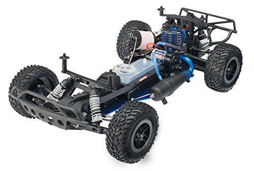 Traxxas Nitro Slash 2WD Racing Truck with TQ Radio & TSM 1/10 Scale Blue