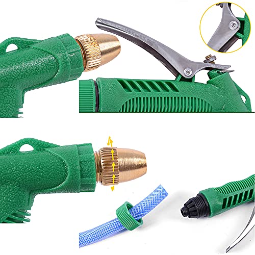 C/H Garden Hose Pipe 100m Flexible Lightweight with Spray Gun
