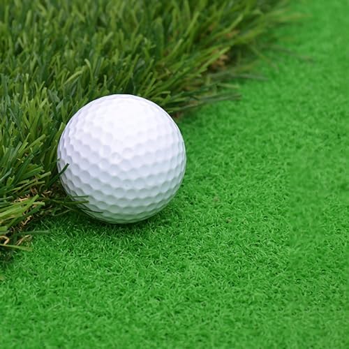 FixtureDisplays Golf Putting Green Mat Set Artificial Turf with Golf Balls and Putter 20 X 10