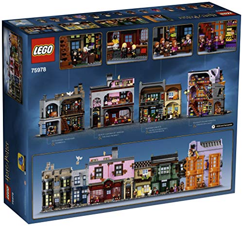 LEGO Harry Potter Diagon Alley 75978 Modular Set Multicolor