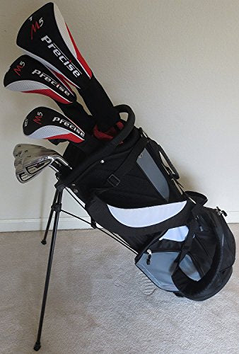 Advanced Technology Sports Tall Mens Golf Set Clubs for Men 6'0"- 6'6" Black
