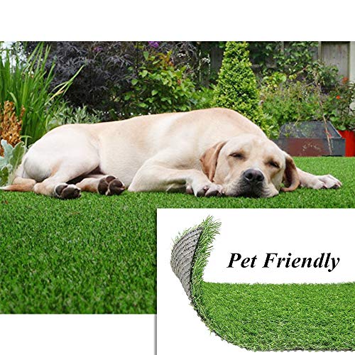 Conscience Trading Artificial Grass Turf Rug 13x25ft Green
