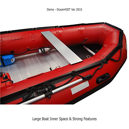 Seamax Ocean430T Commercial Grade Inflatable Boat 14ft Red