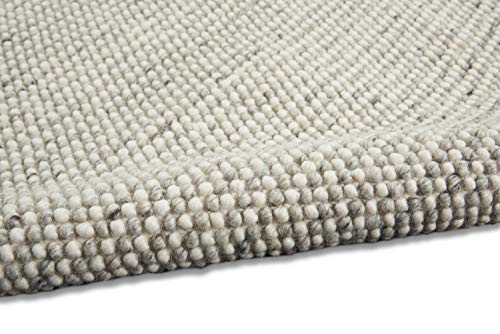 Calvin Klein Textured Dots Area Rug Silver 8' x 10'