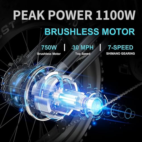 Narrak Fat Tire Folding Electric Bike 48V 624Wh Lithium Removable Battery Peak 1100W Brushless Motor Max Speed 28Mph M5 Large LCD Display Suspension Step-Over Frame for Adults Black/Orange