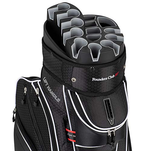 Founders Club Men's Golf Club Set with Organizer Golf Bag Black