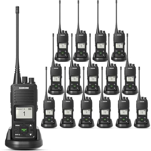 SAMCOM FPCN10A Long Range Rechargeable Two Way Radios 16 Pcs