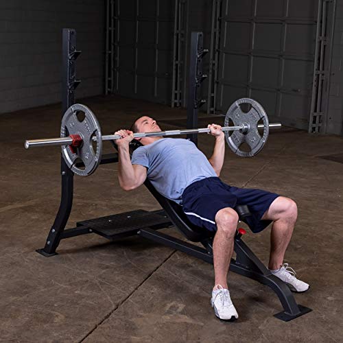 Body-Solid Pro Clubline SOIB250 Olympic Incline Bench Black