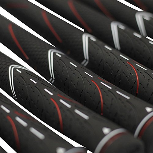 Majek Grips 200 pcs Tour Pro Midsize Golf Grips Black