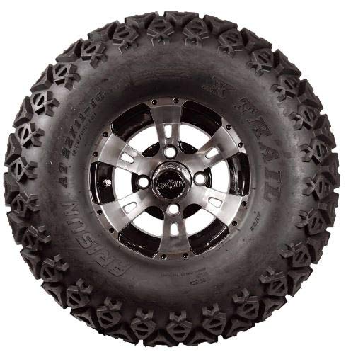 3G Lift Kit Combo with 10" Colossus Wheels & Tires for Club Car DS Golf Carts 2004+