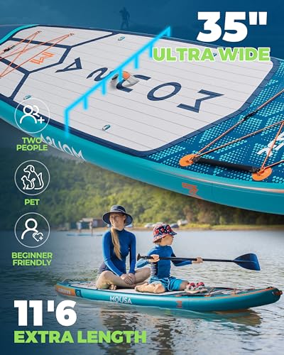Mousa Inflatable Stand Up Paddle Board Orange