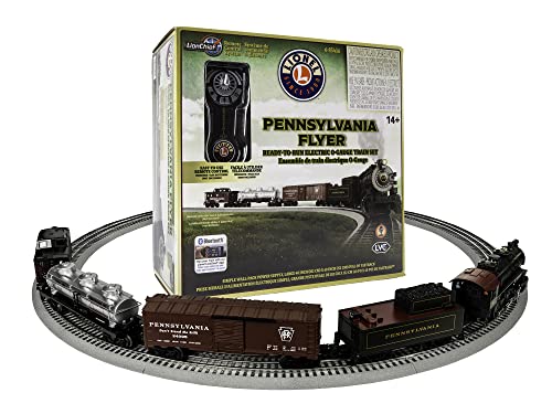Lionel Pennsylvania Flyer Electric O Gauge Bluetooth 5.0 Train Set with Remote Multicolor