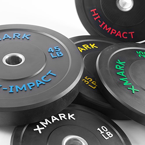 XMark Hi-Impact Bumper Plate Weight Plate 230 lb Set
