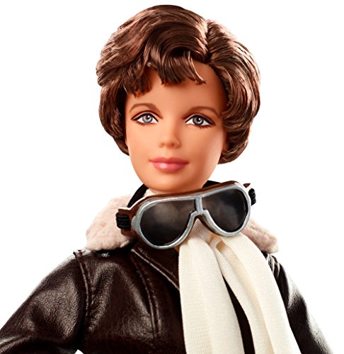 Barbie Inspiring Women Series Amelia Earhart Doll Brown
