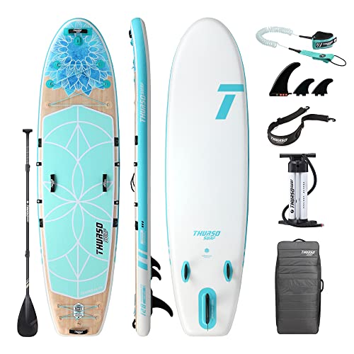 THURSO SURF Tranquility Yoga Inflatable Stand Up Paddle Board Blue