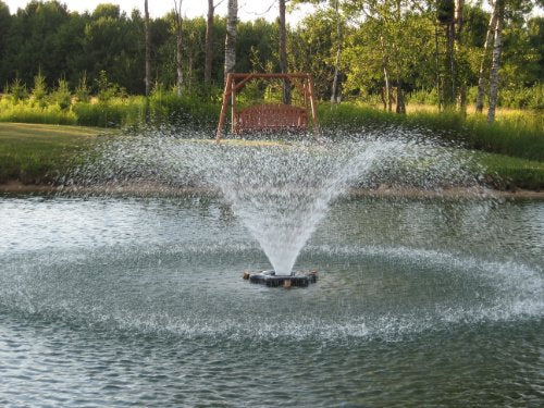 Kasco VFX Series Aerating Pond Fountain 3/4 HP 120V with RGB Lighting White