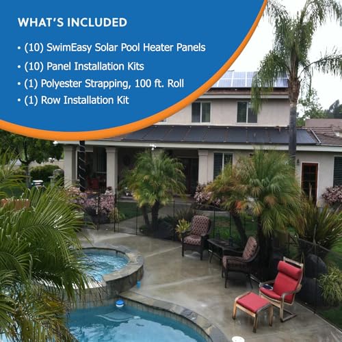 SolarPoolSupply DIY Solar Pool Heater Kit 4x8 - 2" I.D. Header