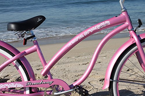 Firmstrong Bella Classic Women's Beach Cruiser Bicycle Pink