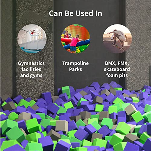 Envirolite Foam Cubes Bulk Pallet | 960 Premium Quality Cubes for Foam Pits | Orange