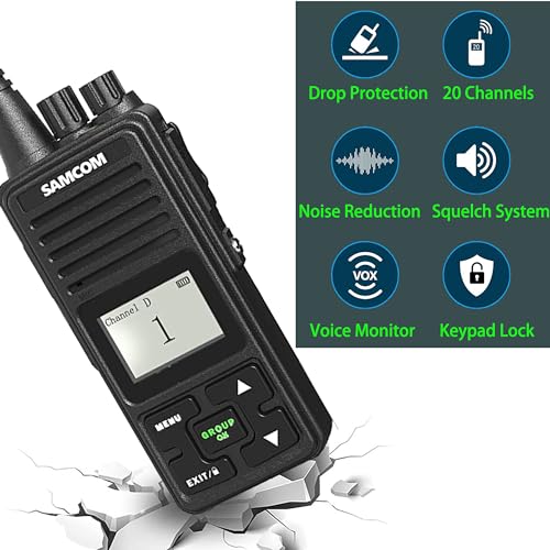 SAMCOM FPCN10A Long Range Rechargeable Two Way Radios 16 Pcs