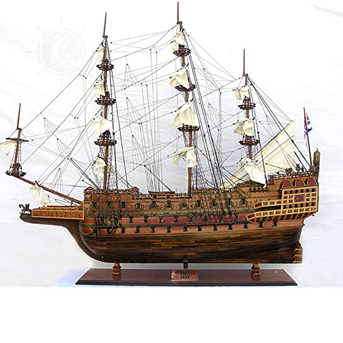 Old Modern Handicrafts HMS Sovereign of The Seas XL Model with Display Case Multicolor