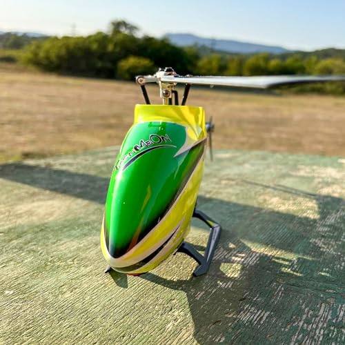 OMPHOBBY M2 Explore RC Helicopter Dual-Brushless Motor 6CH 3D Flight BNF Yellow