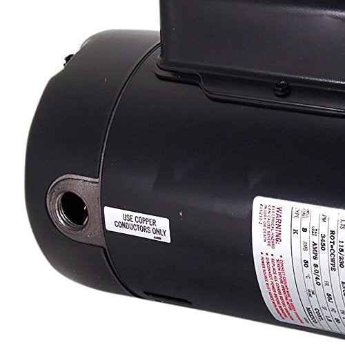 AO Smith 2.5 HP 3450RPM 56J Frame Swimming Pool Pump Motor Black