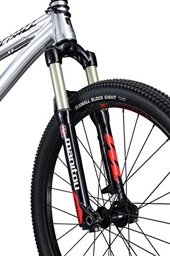 Mongoose Fireball Dirt Jump Mountain Bike 26-Inch Chrome
