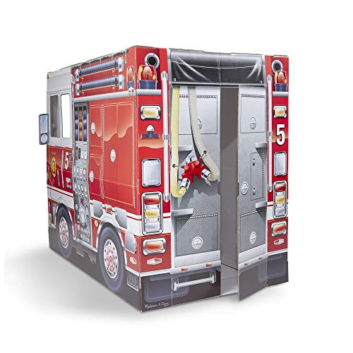 Melissa & Doug Fire Truck Cardboard Playhouse