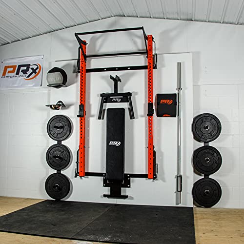 PRx Performance Wall Mounted Flat Weight Bench Black
